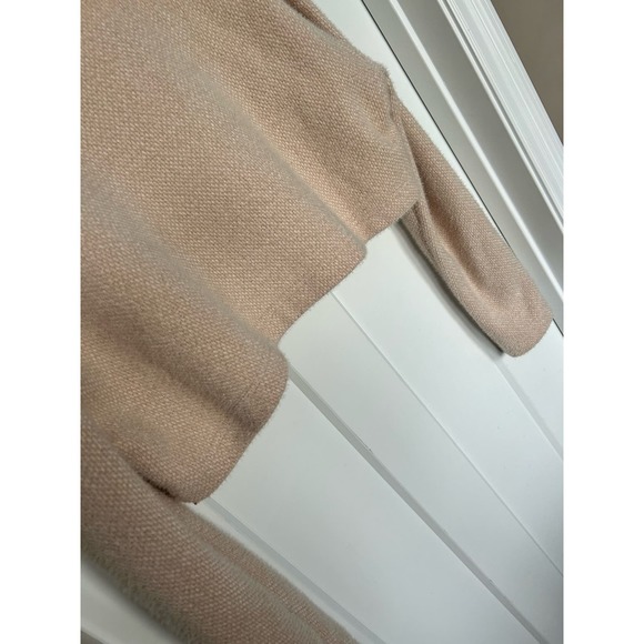 Emory Park Women's Cropped Collared Sweater‎ Long Sleeves Tan Size Medium - Picture 8 of 12